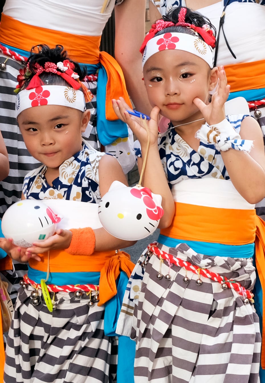 Two children